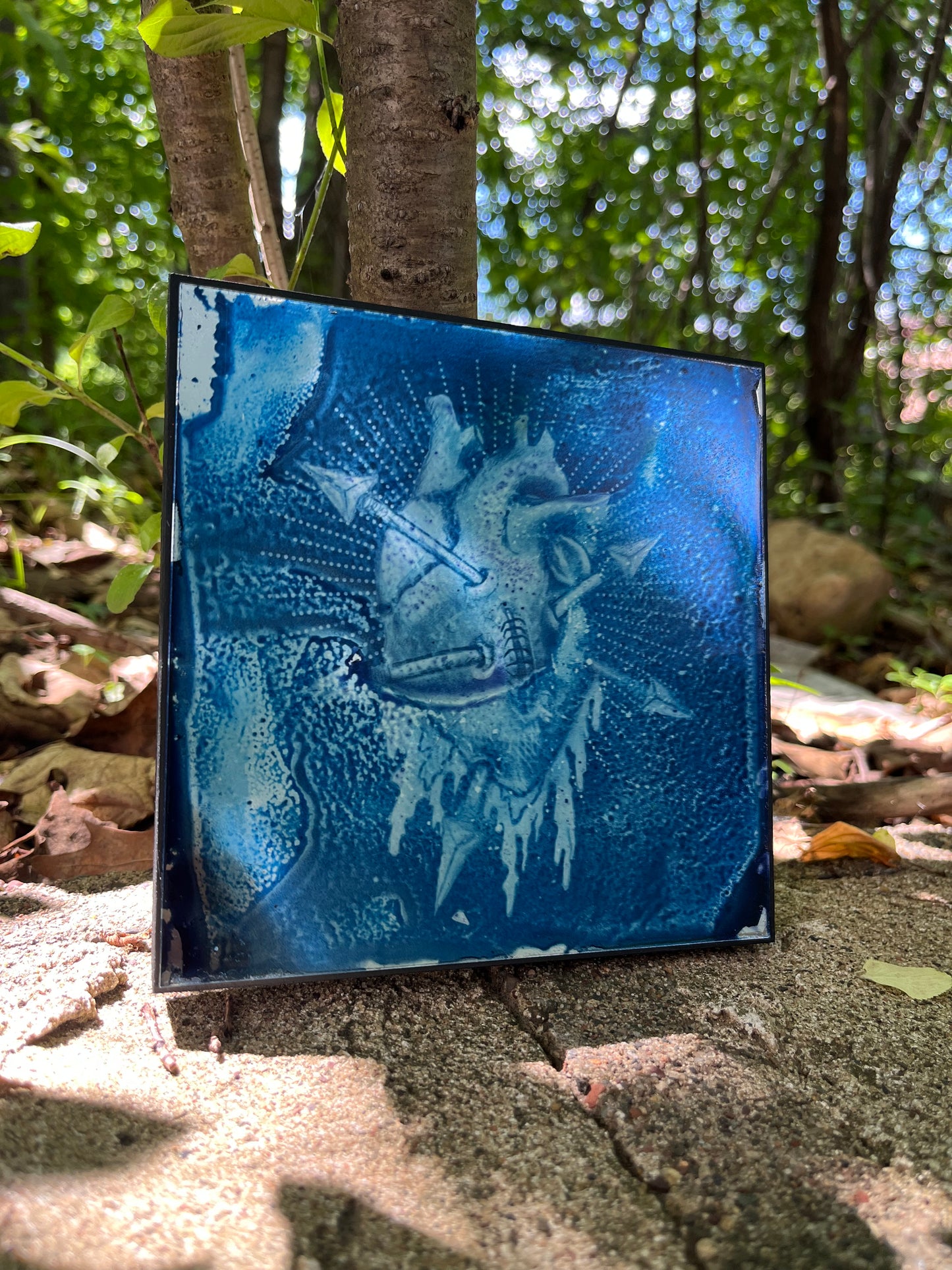 A Broken heart mirror 