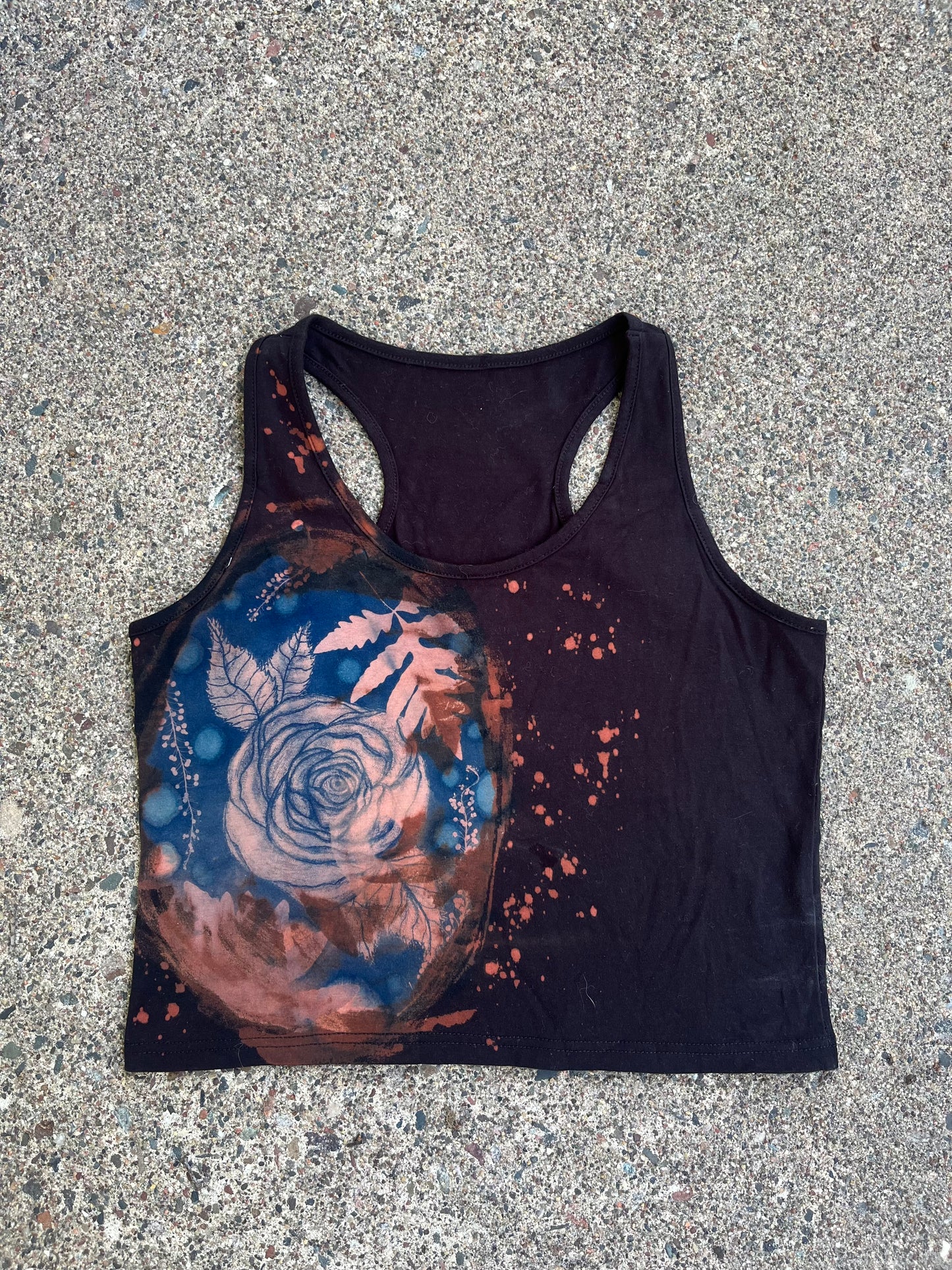 A Eye rose tank top 2XL